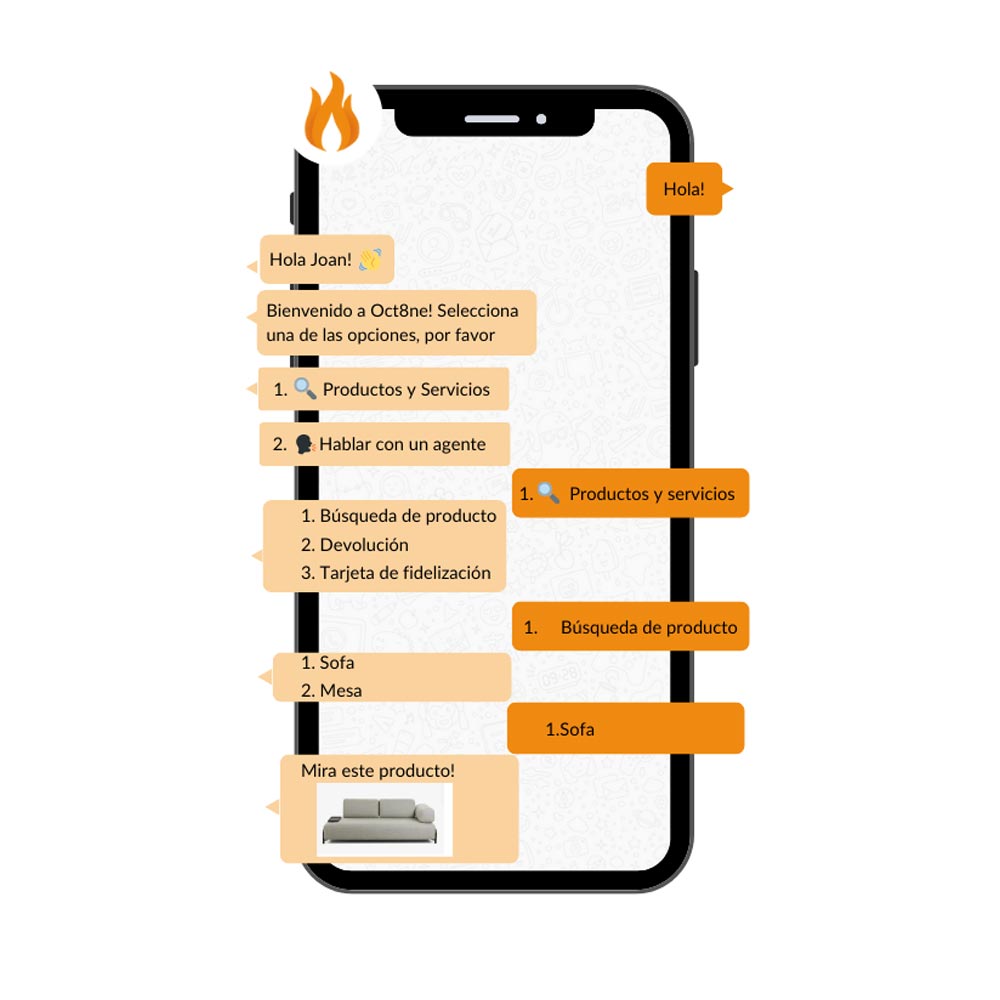 Oct8ne: Livechat, chatbot y mensajería